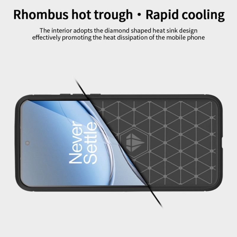 Futerały Oneplus Nord 4 Etui Na Telefon Szczotkowane Włókno Węglowe
