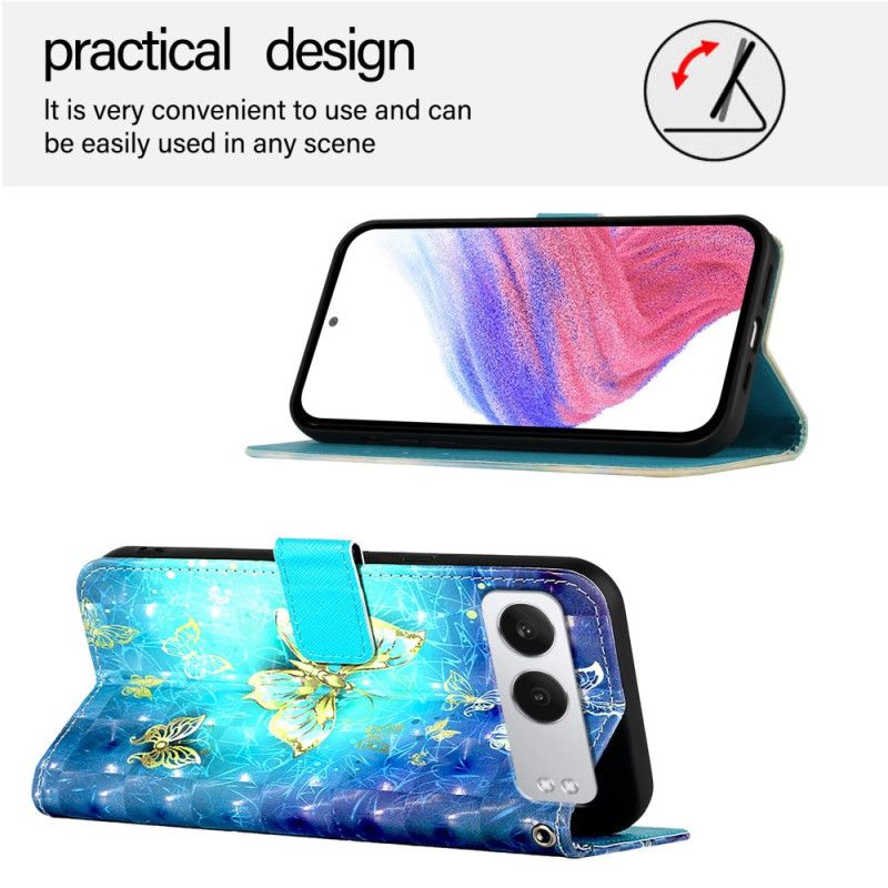 Pokrowce Oneplus Nord 4 Złote Motyle