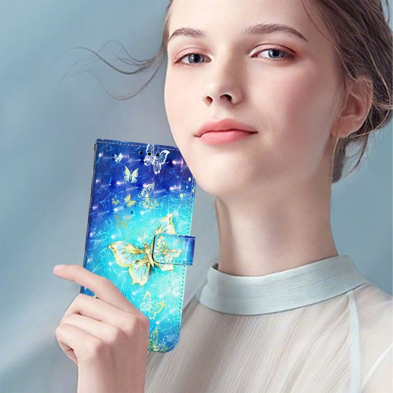 Pokrowce Oneplus Nord 4 Złote Motyle