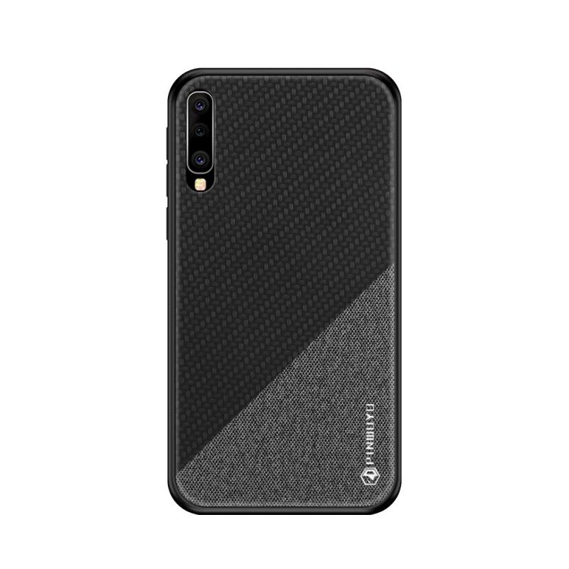 Etui Samsung Galaxy A70 Magenta Czarny Pinwuyo Seria Honorowa Etui Ochronne
