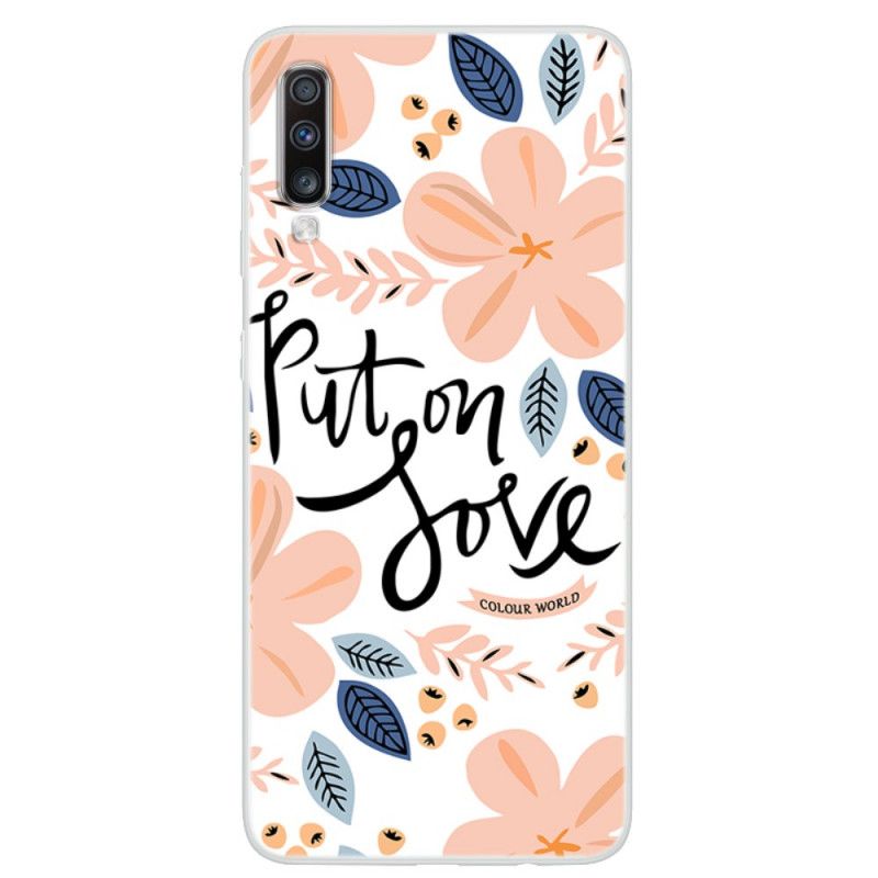 Etui Samsung Galaxy A70 Okaż Miłość Etui Ochronne