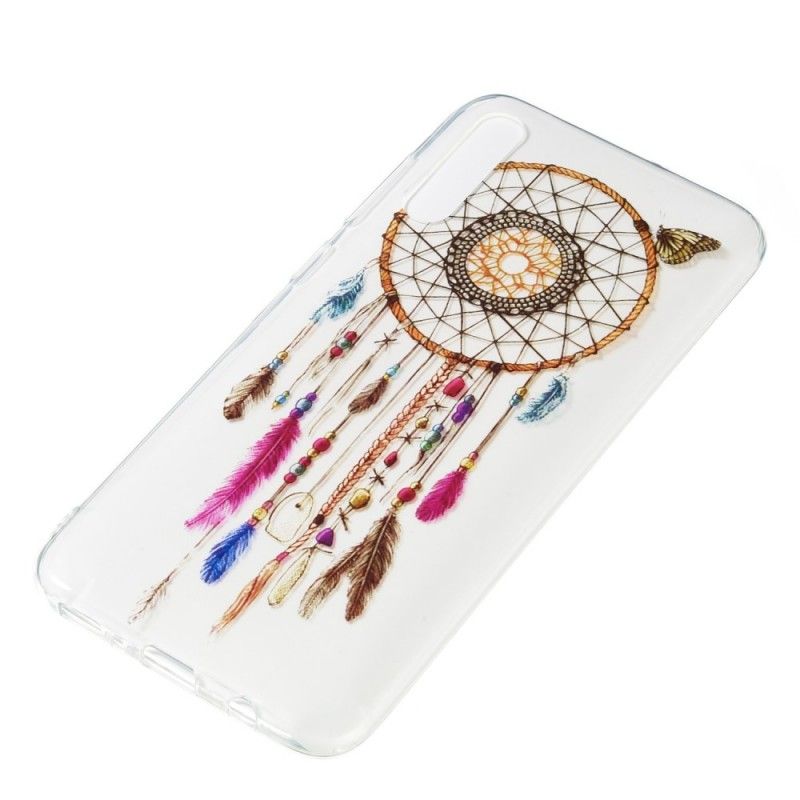 Etui Samsung Galaxy A70 Przezroczysty Kolorowy Łapacz Snów Etui Ochronne