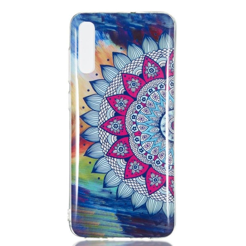 Futerały Samsung Galaxy A70 Etui na Telefon Mandala W Kolorze Fluorescencyjnym