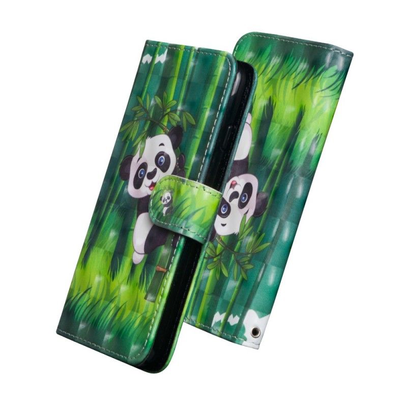 Etui Folio Sony Xperia 10 Plus Panda I Bambus Etui Ochronne