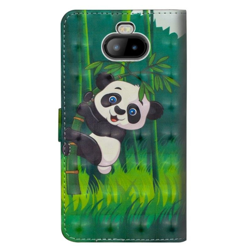 Etui Folio Sony Xperia 10 Plus Panda I Bambus Etui Ochronne