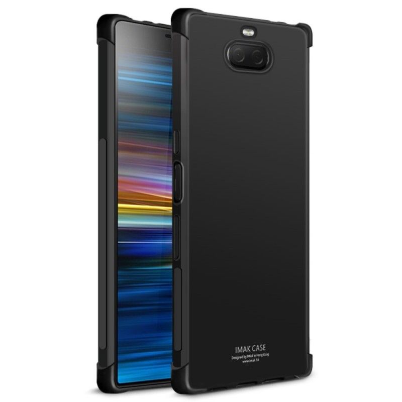 Futerały Sony Xperia 10 Plus Przezroczysty Czarny Imak Czuć Na Skórze