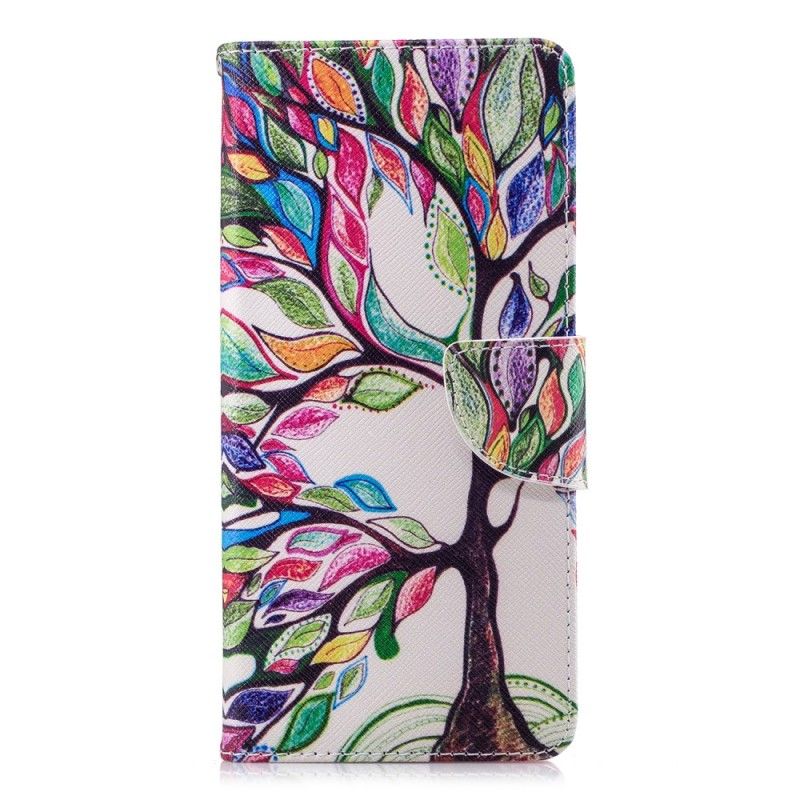 Etui Folio Samsung Galaxy Note 9 Kolorowe Drzewo Etui Ochronne