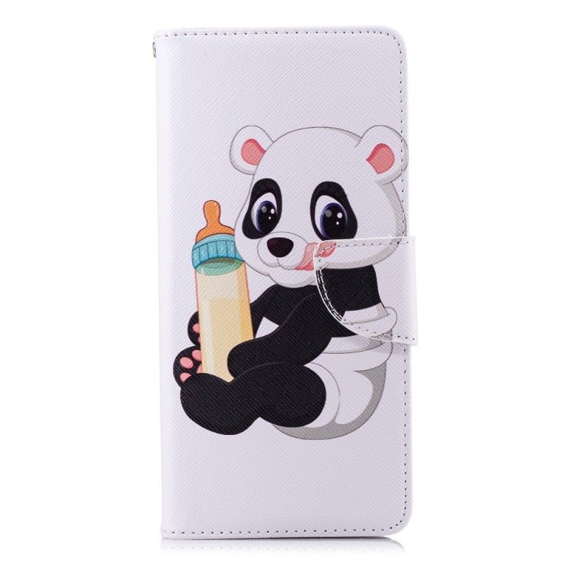 Etui Folio Samsung Galaxy Note 9 Mała Panda Etui Ochronne