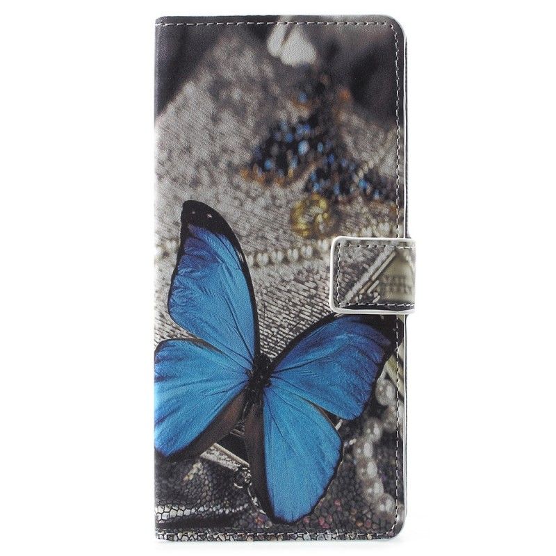 Etui Folio Samsung Galaxy Note 9 Niebieski Motyl