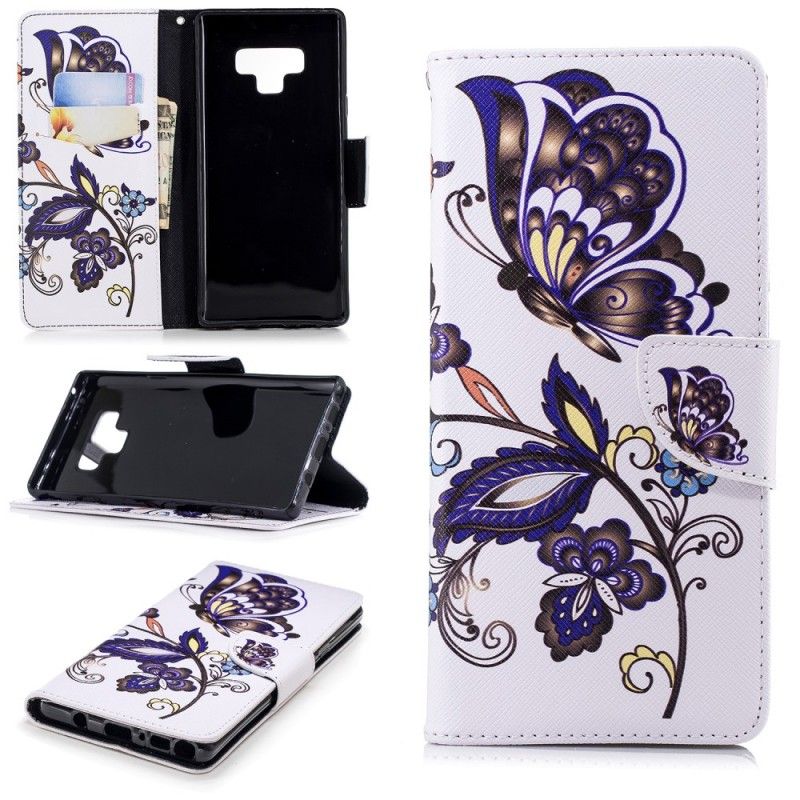 Etui Folio Samsung Galaxy Note 9 Tatuaż Motyla