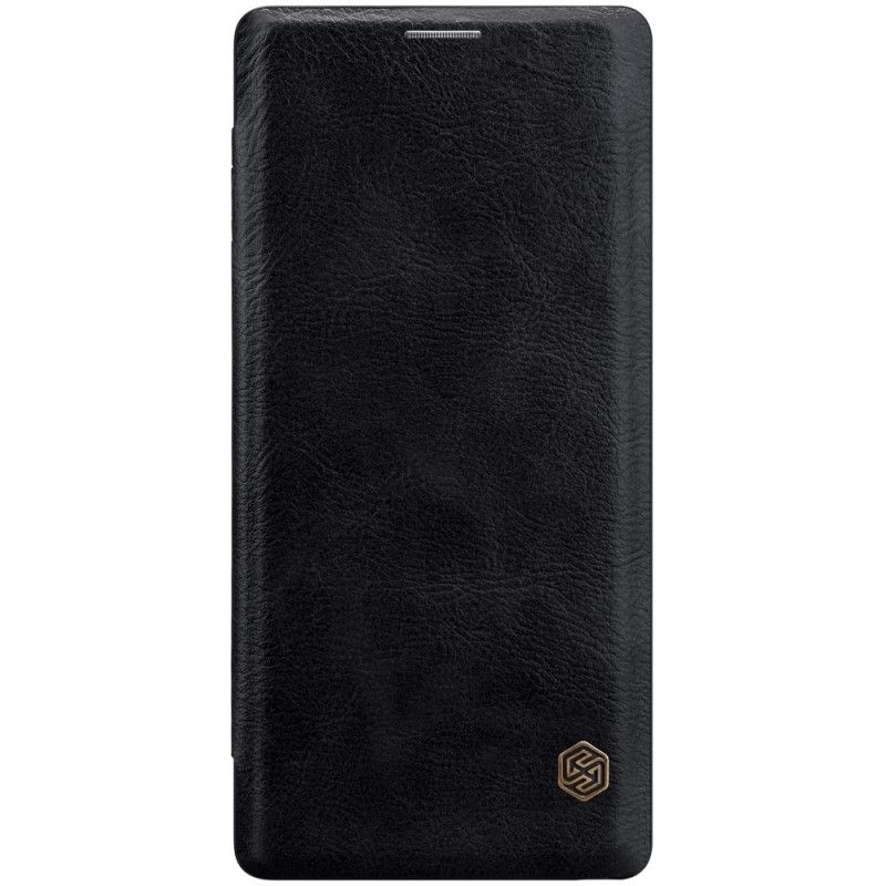 Flip Kotelot Samsung Galaxy Note 9 Brązowy Czarny Seria Nillkin Qin