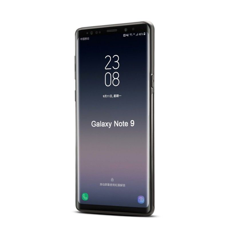 Futerały Samsung Galaxy Note 9 Czerwony Czarny Etui na Telefon Ultra Support Uchwyt Na Kartę