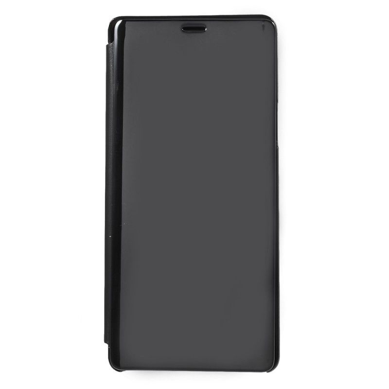 Zobacz Pokrywę Samsung Galaxy Note 9 Fioletowy Czarny Lustro I Efekt Skóry