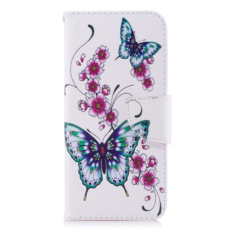 Etui Folio Samsung Galaxy S9 Cudowne Motyle Etui Ochronne