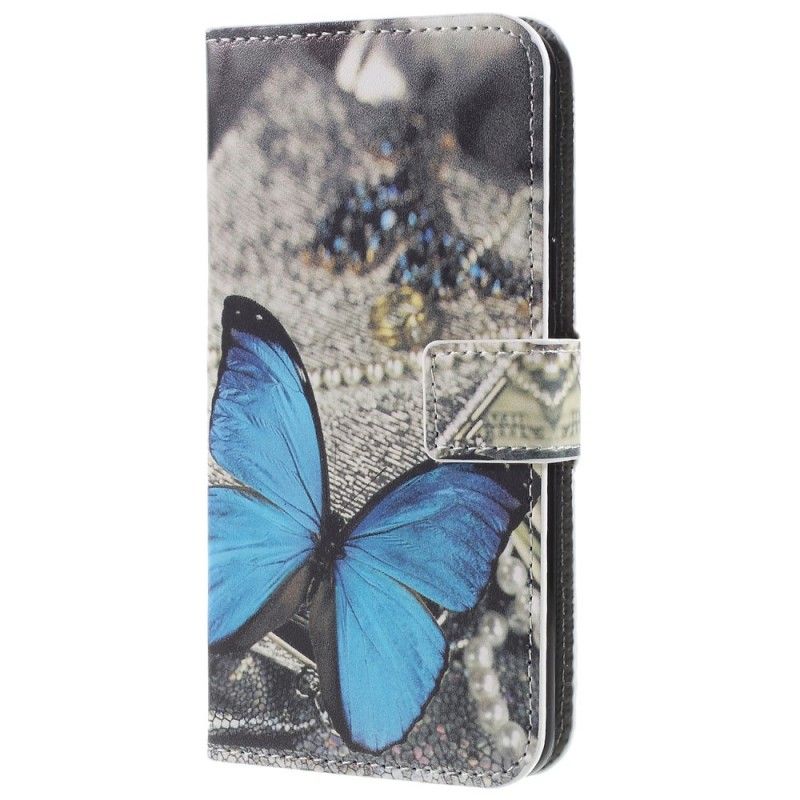 Etui Folio Samsung Galaxy S9 Niebieski Motyl