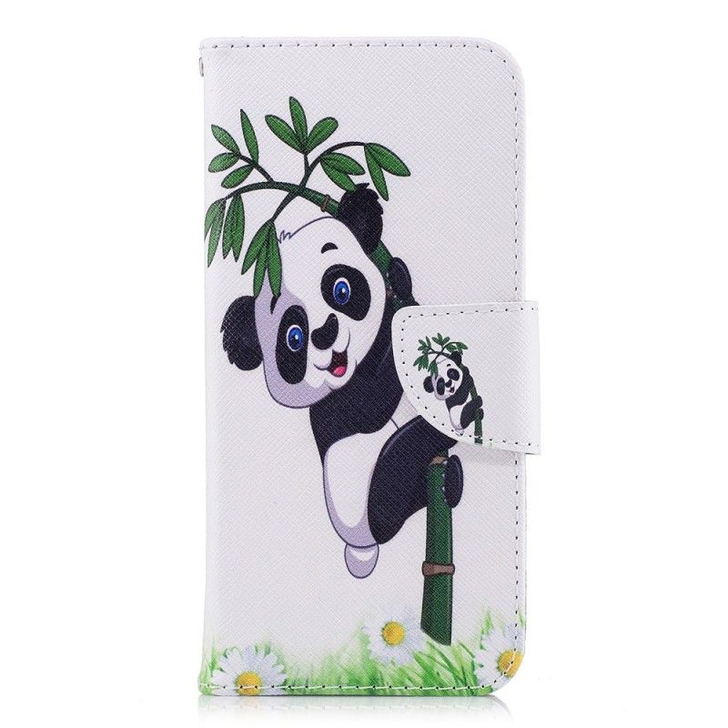 Etui Folio Samsung Galaxy S9 Panda Na Bambusie Etui Ochronne