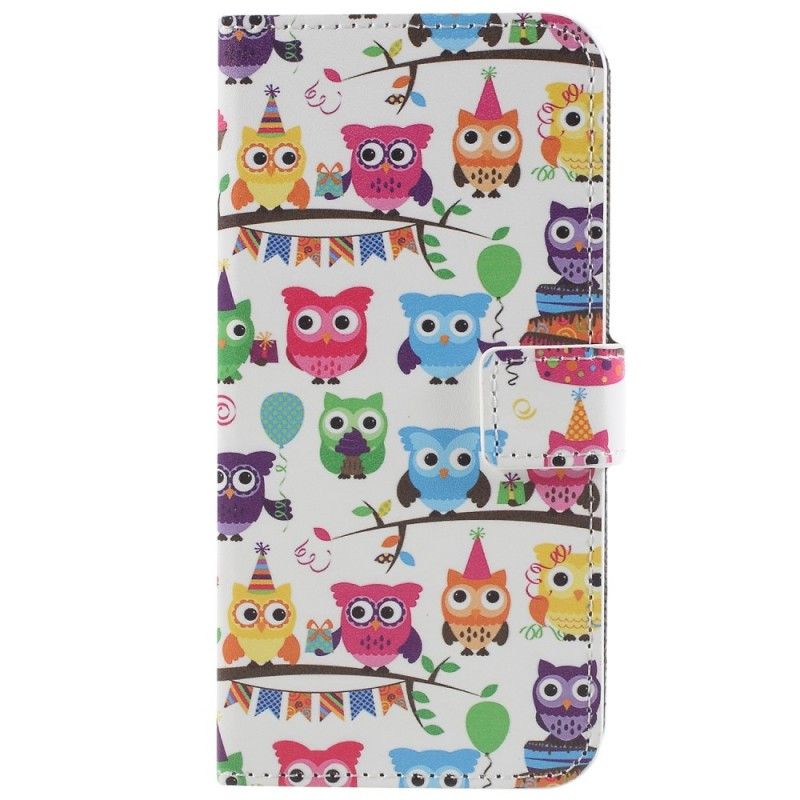 Etui Folio Samsung Galaxy S9 Wiele Sów