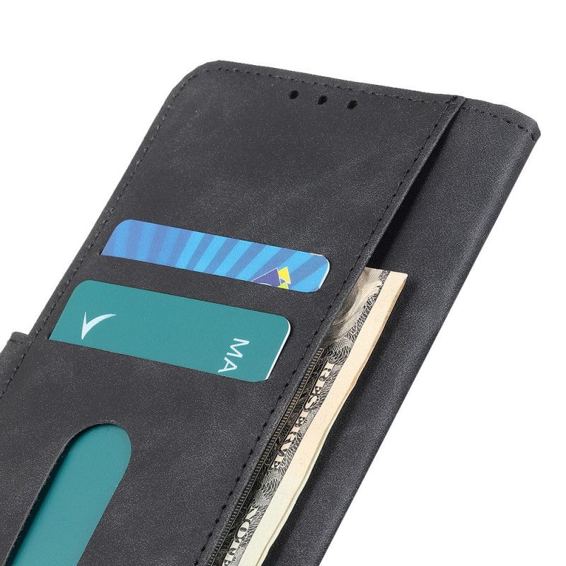 Etui Folio Oppo Find X2 Pro Czerwony Czarny Matowy Efekt Skóry Khazneh W Stylu Vintage