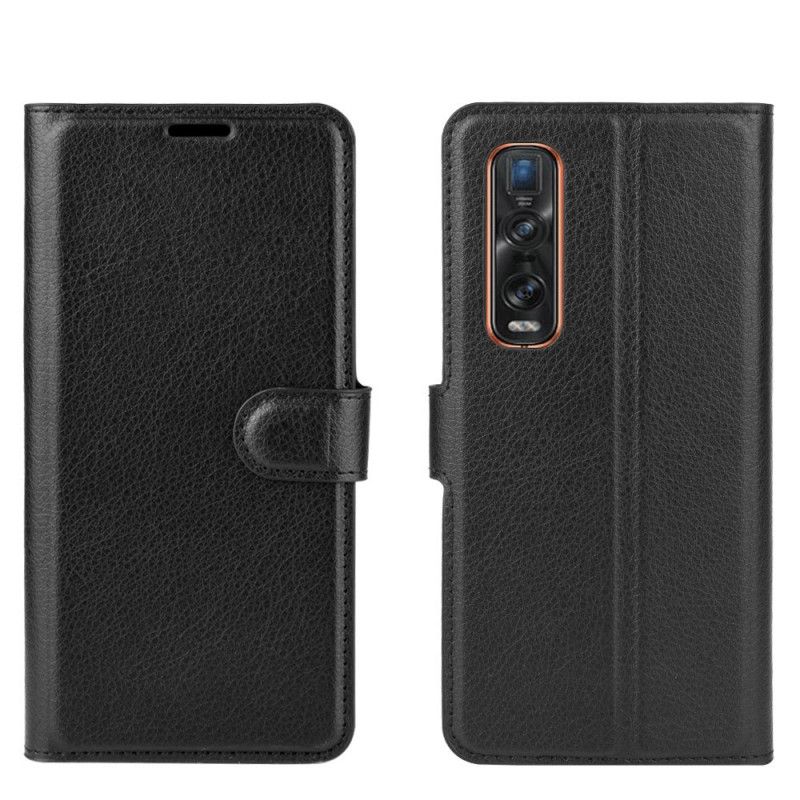 Pokrowce Oppo Find X2 Pro Biały Czarny Klasyczny