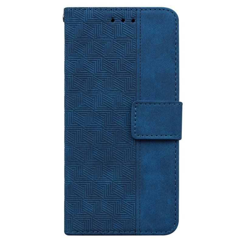 Etui Folio do Realme GT Neo 3 Wzory Geometryczne