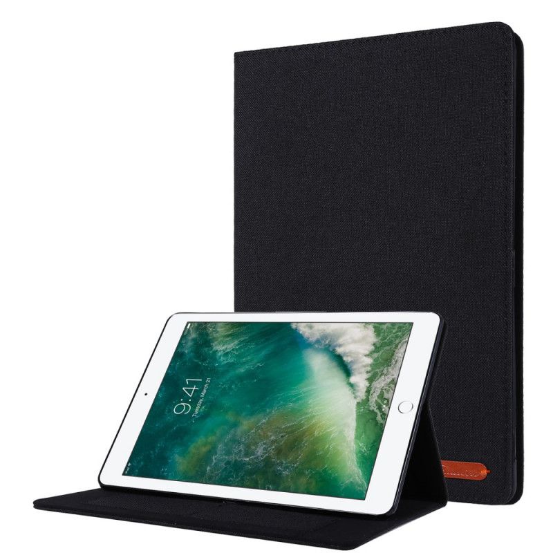 Case iPad 10.2" (2019) (2020) Szary Czarny Etui na Telefon Tkanina