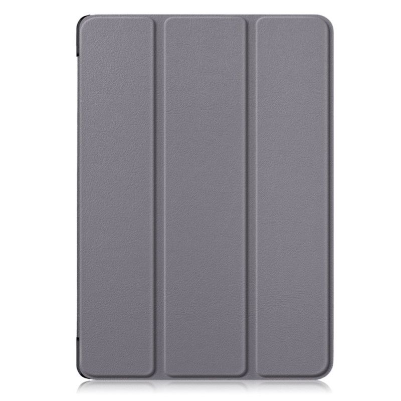 Eleganckie Etui Imitacja Skóry iPad 10.2" (2019) (2020) Szary Czarny Z Uchwytem Na Ołówek