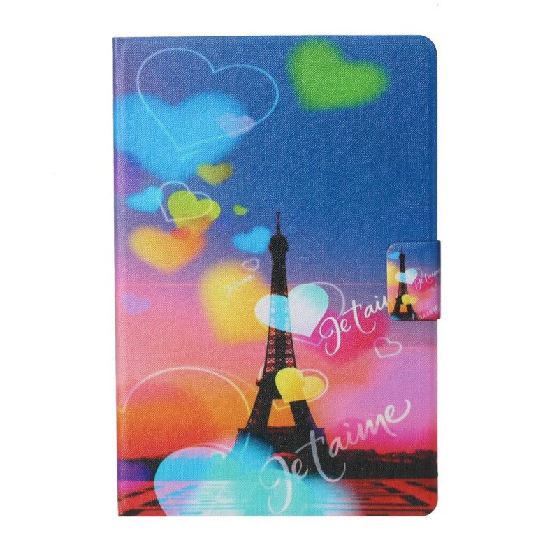 Etui Folio iPad 10.2" (2019) (2020) Paryż Kocham Cię Etui Ochronne