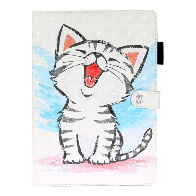 Etui Folio iPad 10.2" (2019) (2020) Zabawny Kot Etui Ochronne