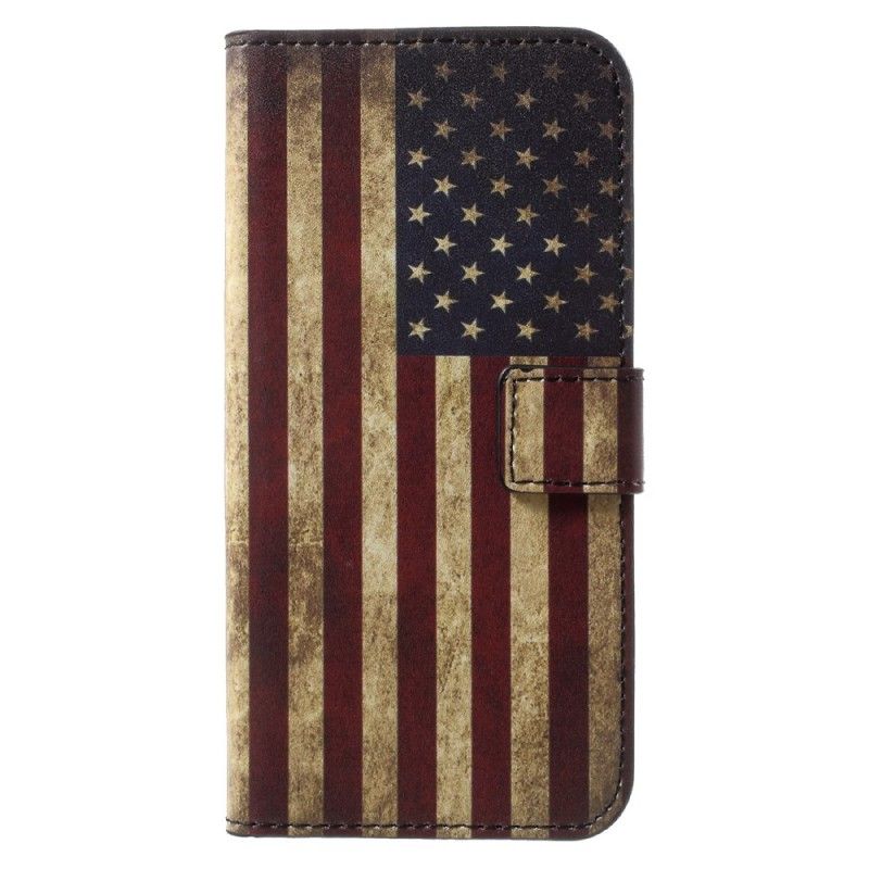 Etui Folio Honor 9 Flaga Usa Etui Ochronne