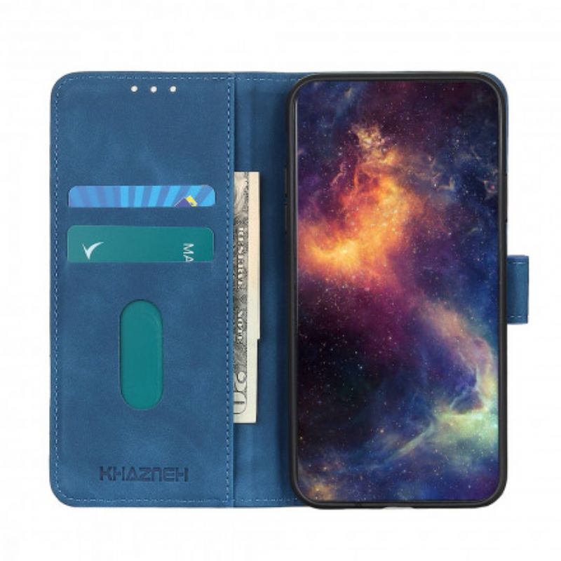 Etui Folio Do Oppo Reno 6 5g Vintage Skórzany Efekt Khazneh