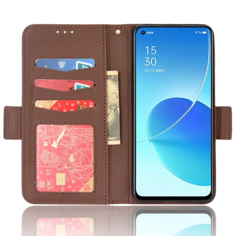 Obudowa Oppo Reno 6 5g Etui Na Telefon Flap Podwójne Nowe Kolory