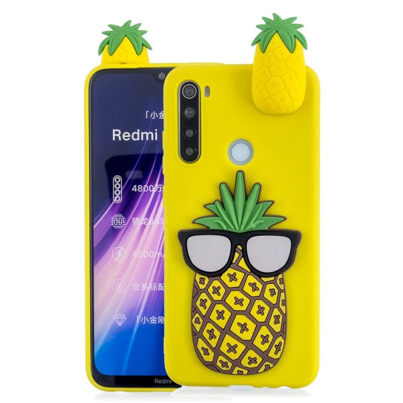Etui Xiaomi Redmi Note 8T Ananas 3D
