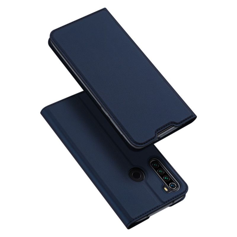 Flip Kotelot Xiaomi Redmi Note 8T Granatowy Czarny Skóra Pro Dux Ducis Etui Ochronne
