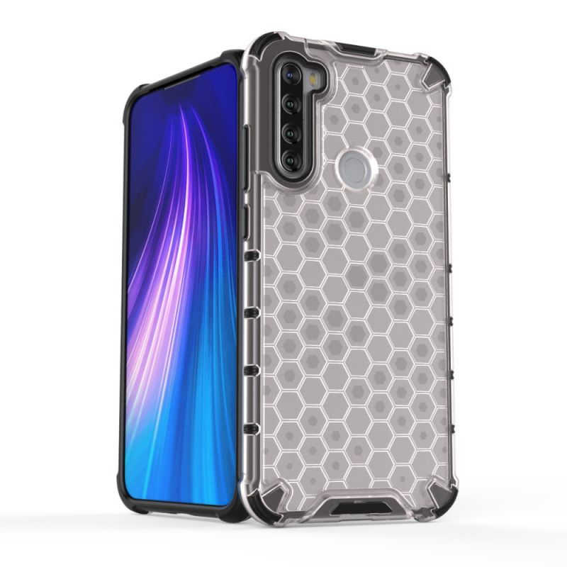 Futerały Xiaomi Redmi Note 8T Biały Czarny Etui na Telefon Styl Plastra Miodu