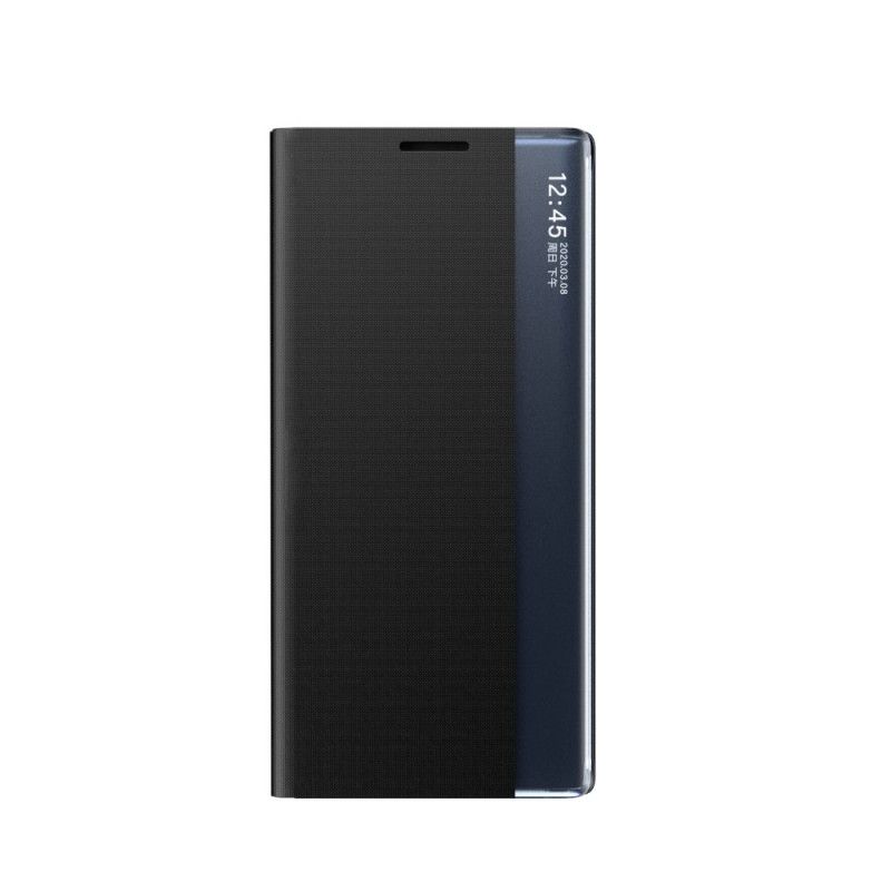Zobacz Okładkę Teksturowaną Skórą W Stylu Xiaomi Redmi Note 8T Szary Czarny