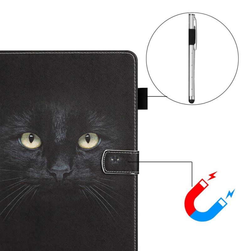 Etui Folio Samsung Galaxy Tab S7 Czarny Kot Etui Ochronne
