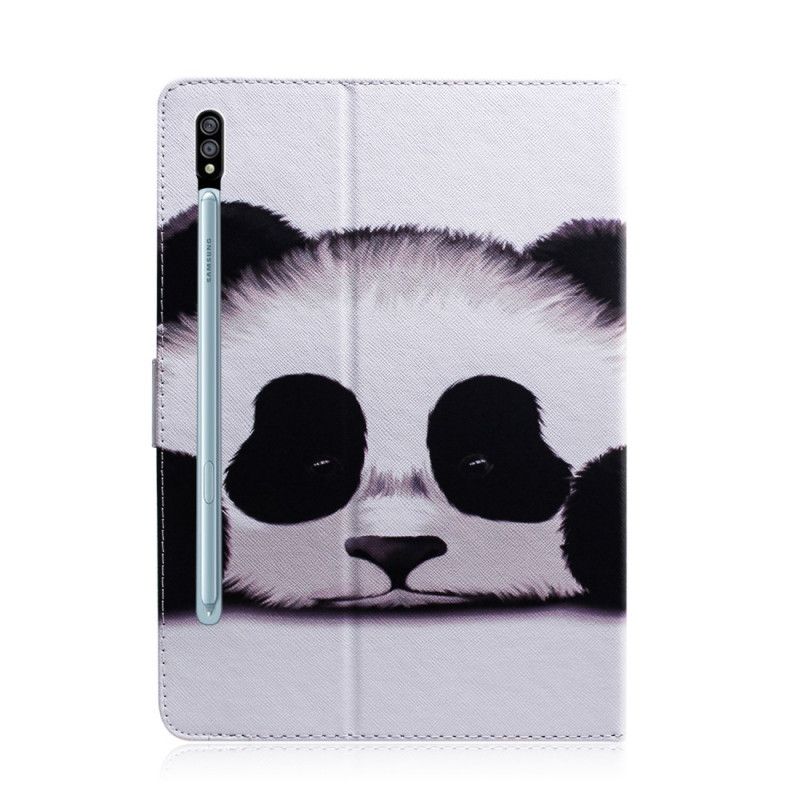 Etui Folio Samsung Galaxy Tab S7 Głowa Pandy Etui Ochronne