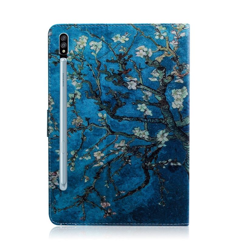 Etui Folio Samsung Galaxy Tab S7 Kwitnące Gałęzie Etui Ochronne
