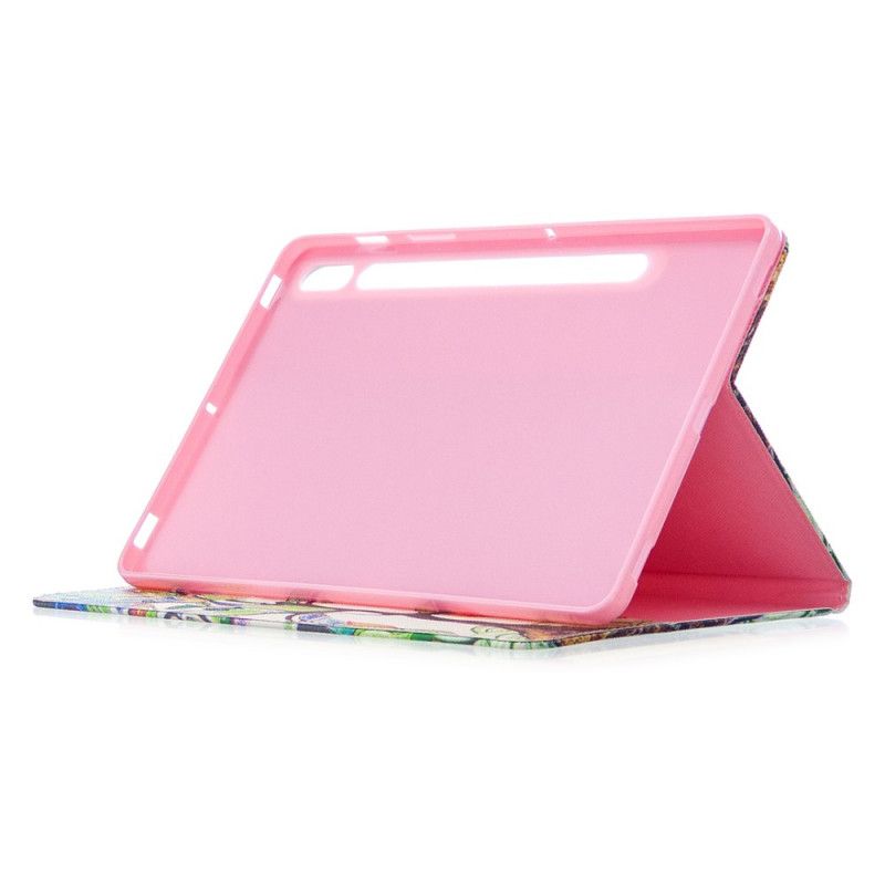 Etui Samsung Galaxy Tab S7 Kolorowe Drzewo