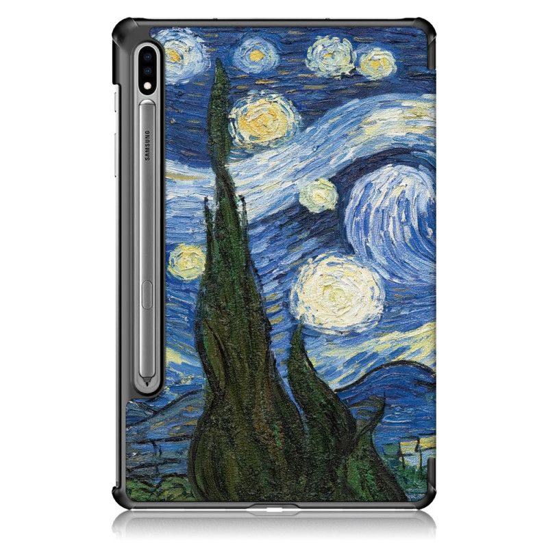 Inteligentna Obudowa Samsung Galaxy Tab S7 Wzmocniona Van Gogh