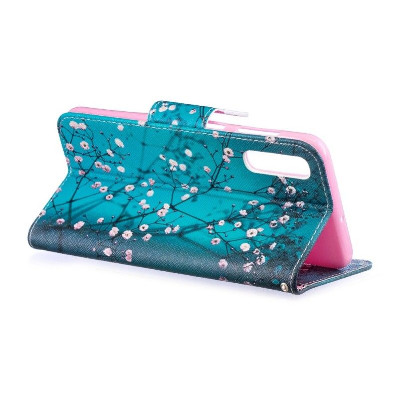 Etui Folio Samsung Galaxy A50 Kwitnące Drzewo Etui Ochronne