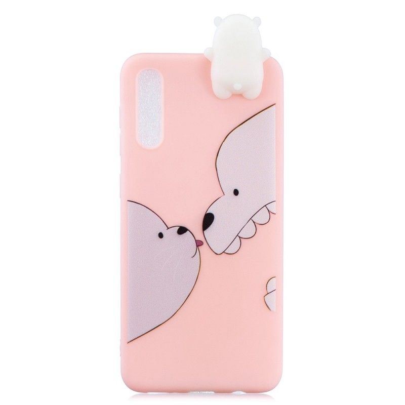 Etui Samsung Galaxy A50 Zabawny Miś 3D