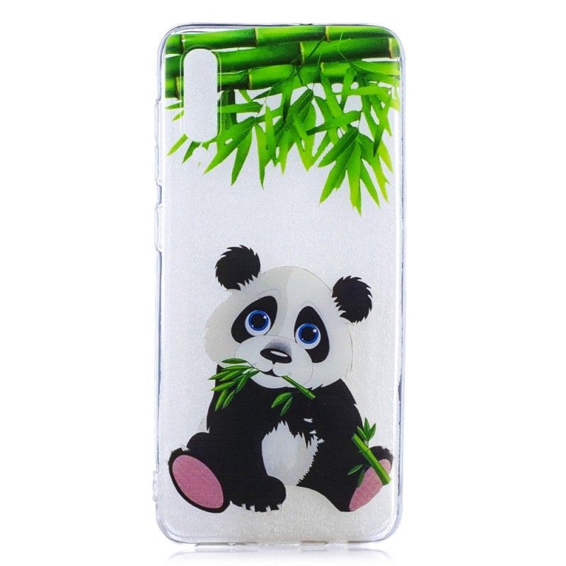 Futerały Samsung Galaxy A50 Etui na Telefon Przezroczysta Panda Je