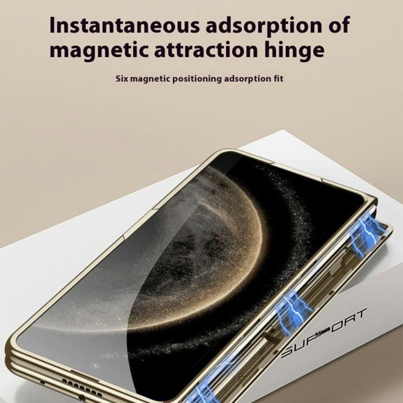 Etui Huawei Mate X6 Przezroczysty Z Zawiasem I Szkłem Hartowanym