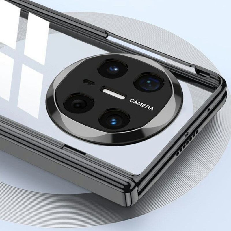 Etui Huawei Mate X6 Przezroczysty Z Zawiasem I Szkłem Hartowanym