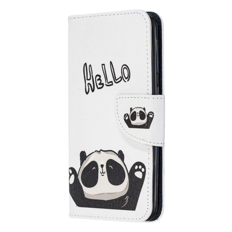 Etui Folio Samsung Galaxy A20e Cześć Panda
