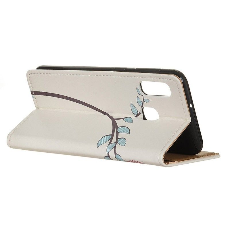Etui Folio Samsung Galaxy A20e Kilka Sów Na Drzewie