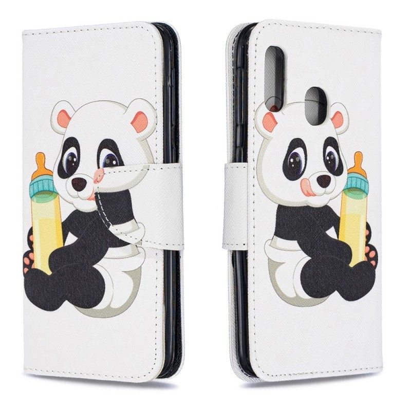 Etui Folio Samsung Galaxy A20e Mała Panda Etui Ochronne