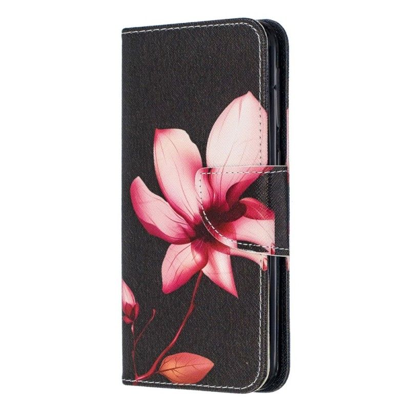 Etui Folio Samsung Galaxy A20e Różowy Kwiat Etui Ochronne