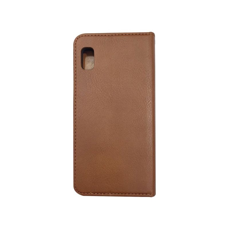 Flip Kotelot Samsung Galaxy A20e Czerwony Czarny Etui Na Karty Ze Sztucznej Skóry Etui Ochronne